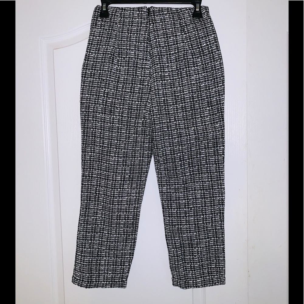 Eggie The Eve Trouser High Waisted Metallic Black - Picture 5 of 8